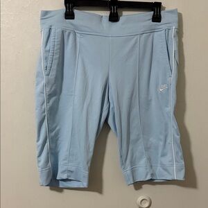Nike Women's Sky Blue Athletic Shorts